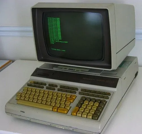 A vintage computer