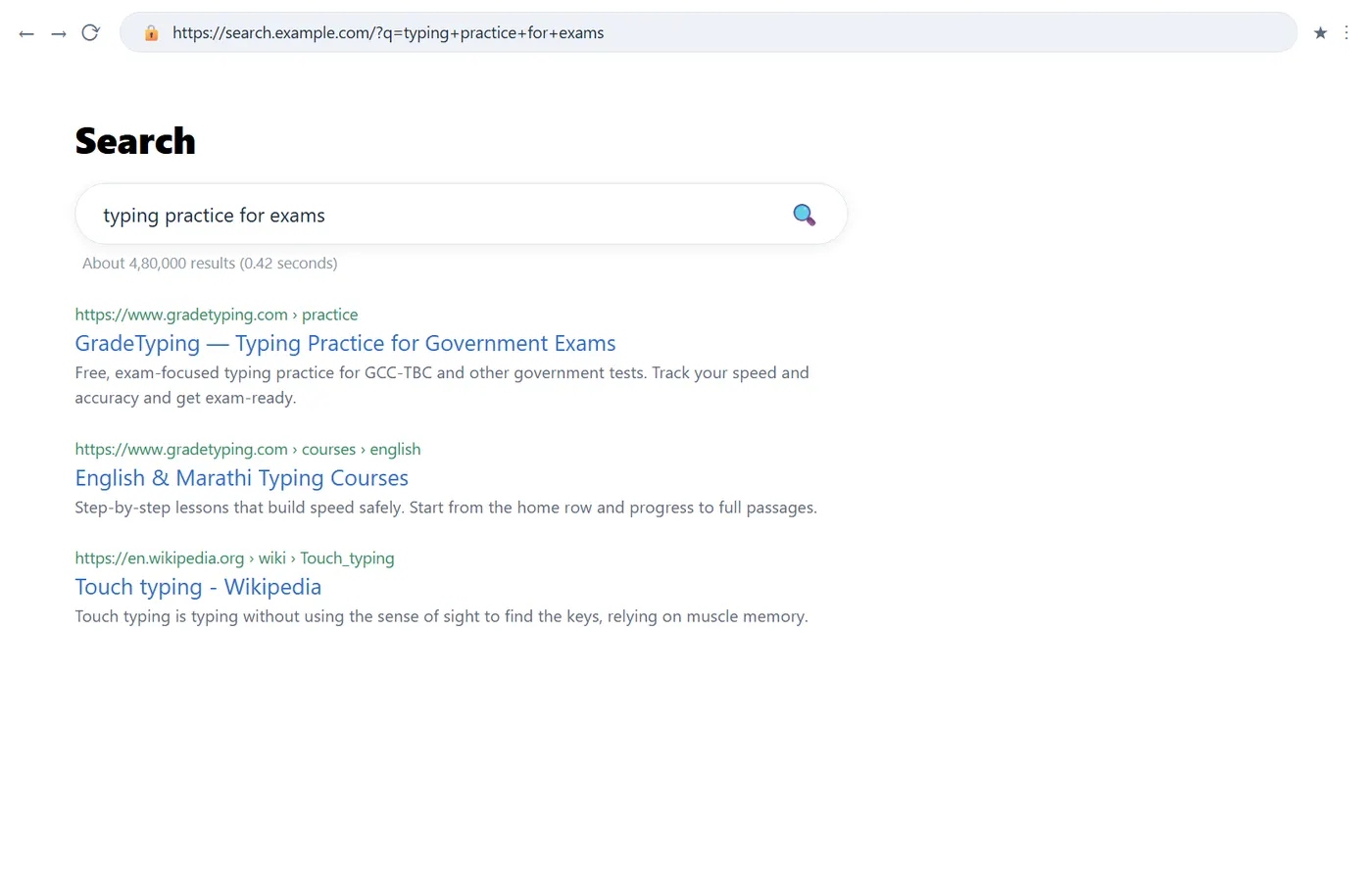 Search engine results page