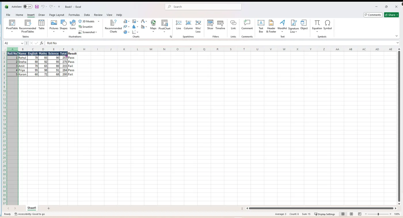 Create PivotTable dialog