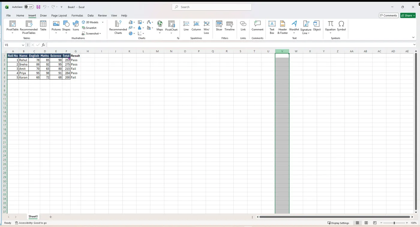 Header and Footer in Page Layout view